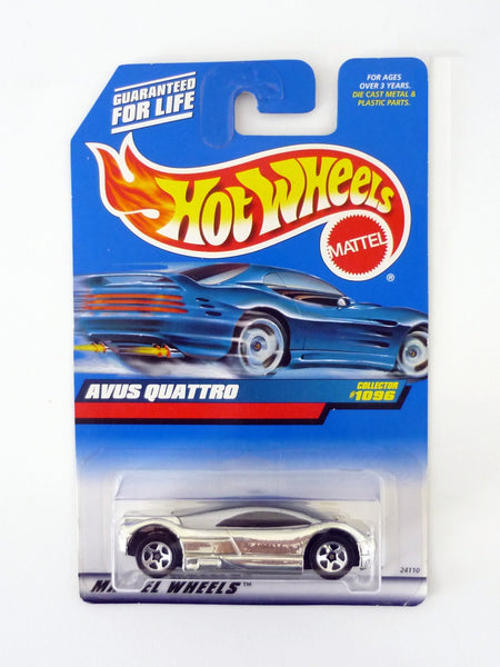 Hot Wheels Avus Quattro #1096 Chrome Die-Cast Car 1999