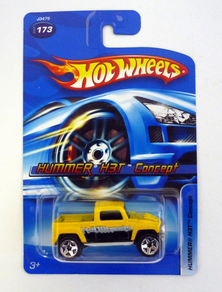 Hot Wheels Hummer H3T Concept #173 Yellow Die-Cast Truck 2006