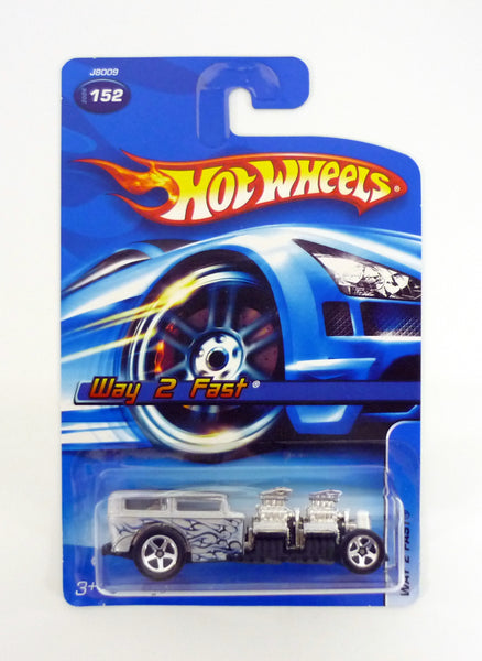 Hot Wheels Way 2 Fast #152 Silver Die-Cast Car 2006