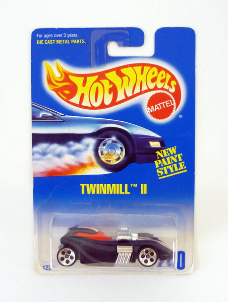 Hot Wheels Twinmill II #260 Blue Die-Cast Car 1991