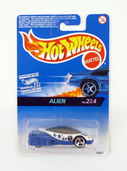 Hot Wheels Alien Spy Print Series 2 of 4 Blue Die-Cast Car Variant 1997