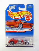 Hot Wheels Saltflat Racer #520 First Editions #4 of 12 Red Die-Cast Car 1997