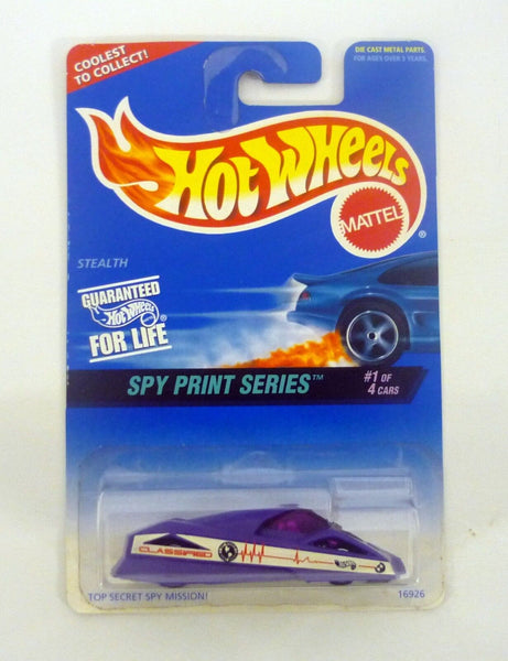 Hot Wheels Stealth #553 Spy Print Series 1 of 4 Purple Die-Cast Car 1997