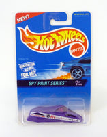 Hot Wheels Stealth #553 Spy Print Series 1 of 4 Purple Die-Cast Car 1997