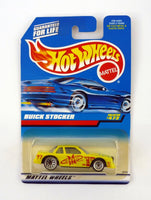 Hot Wheels Buick Stocker #472 Yellow Die-Cast Car 1998