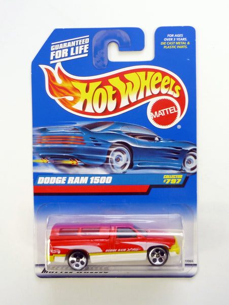 Hot Wheels Dodge Ram 1500 #797 Red Die-Cast Truck 1998