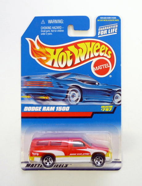 Hot Wheels Dodge Ram 1500 #797 Red Die-Cast Truck 1998