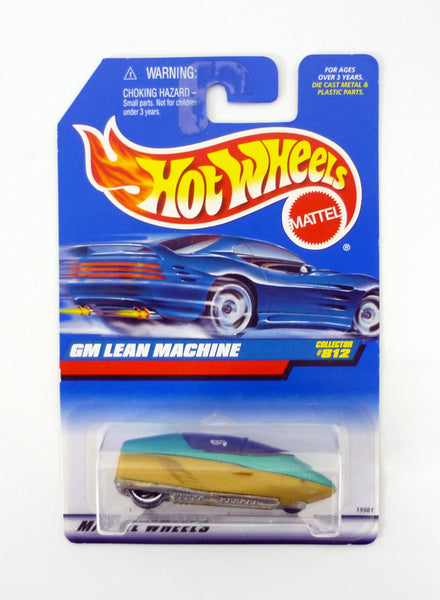 Hot Wheels GM Lean Machine #812 Gold Die-Cast Car 1998