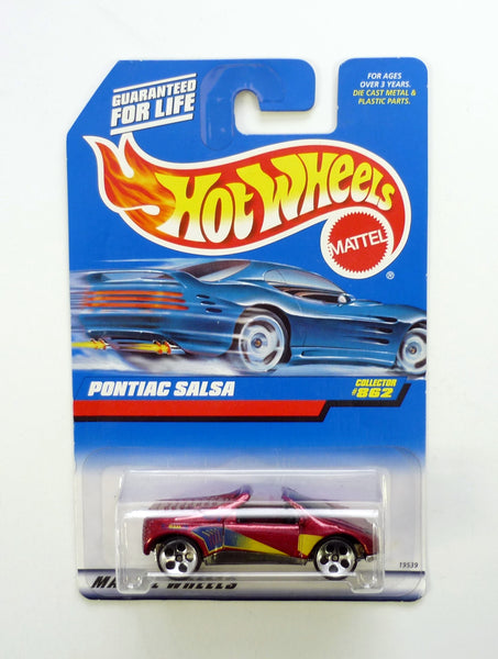 Hot Wheels Pontiac Salsa #862 Red Die-Cast Car 1998