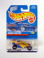 Hot Wheels Shock Factor #700 Yellow Die-Cast Car 1998