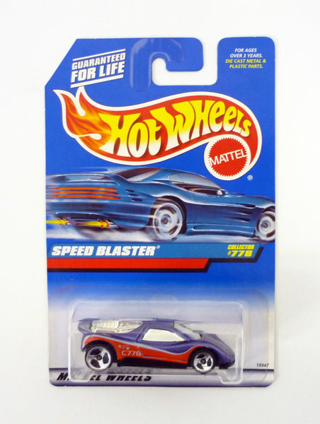 Hot Wheels Speed Blaster #778 Blue Die-Cast Car 1998