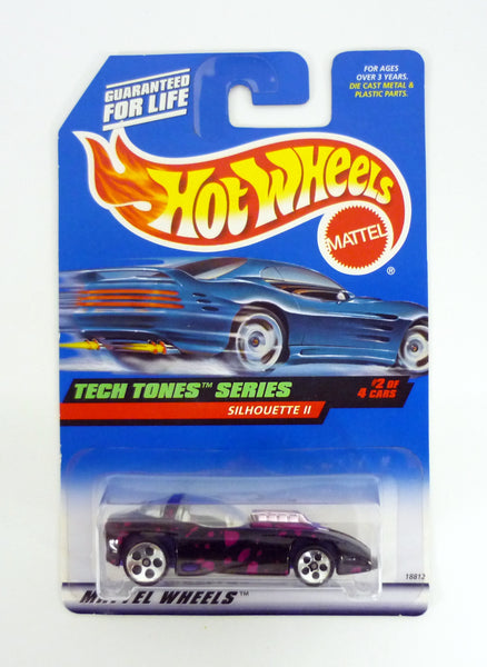 Hot Wheels Silhouette II #746 Tech Tones Series 2 of 4 Black Die-Cast Car 1998