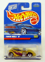 Hot Wheels Twin Mill II #861 Gold Die-Cast Car 1998