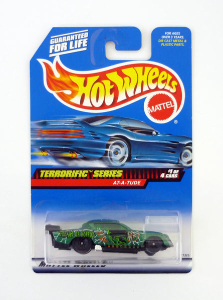 Hot Wheels At-A-Tude #977 Terrorific Series 1 of 4 Green Die-Cast Car 1999