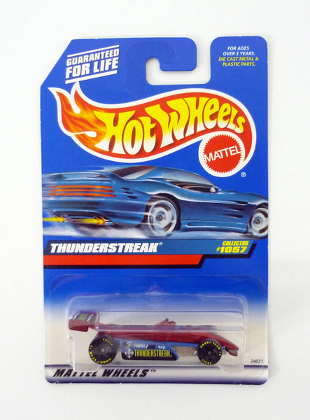 Hot Wheels Thunderstreak #1057 Red & Blue Die-Cast Car 1999
