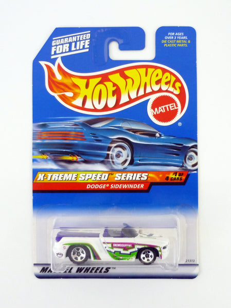 Hot Wheels Dodge Sidewinder #965 X-Treme Speed 1 of 4 White Die-Cast Car 1999