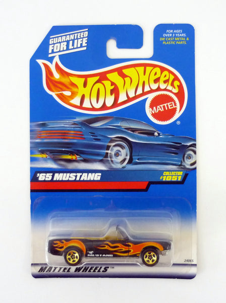 Hot Wheels '65 Mustang #1051 Black Die-Cast Car 1999