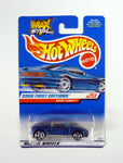 Hot Wheels MX48 Turbo #080 First Editions 20 of 36 Blue Die-Cast Car 2000