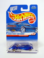 Hot Wheels Phantastique #069 First Editions 9 of 36 Blue Die-Cast Car 2000
