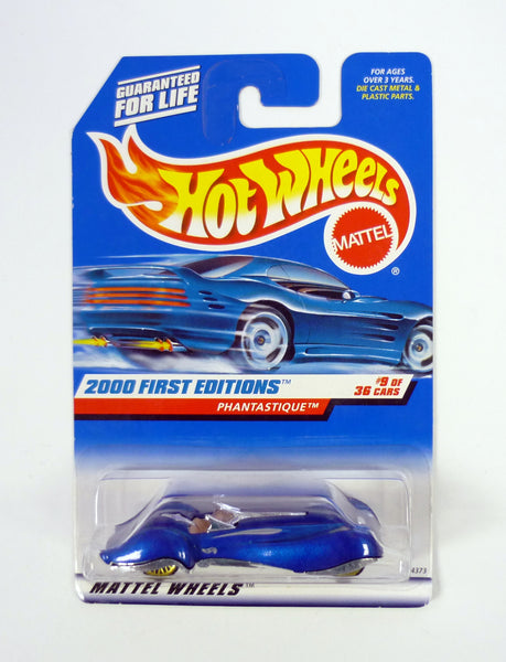 Hot Wheels Phantastique #069 First Editions 9 of 36 Blue Die-Cast Car 2000