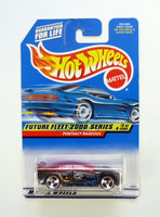 Hot Wheels Pontiac Rageous #002 Future Fleet 2 of 4 Black Die-Cast Car 2000