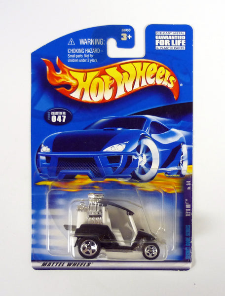 Hot Wheels Tee'd Off #047 Secret Code Series 3/4 Black Die-Cast Car 2000
