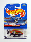 Hot Wheels Propper Chopper #009 Seein' 3-D 1 of 4 Red Die-Cast Helicopter 2000