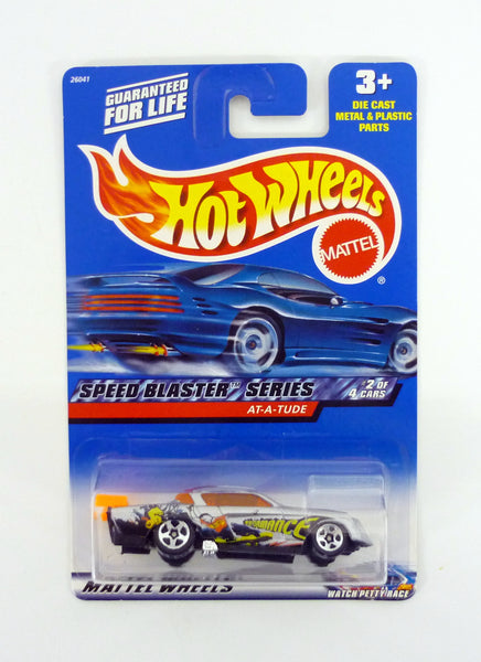 Hot Wheels At-A-Tude #038 Speed Blaster Series 2 of 4 Silver Die-Cast Car 2000
