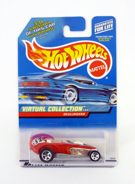 Hot Wheels Skullrider #138 Virtual Collection Red Die-Cast Car 2000