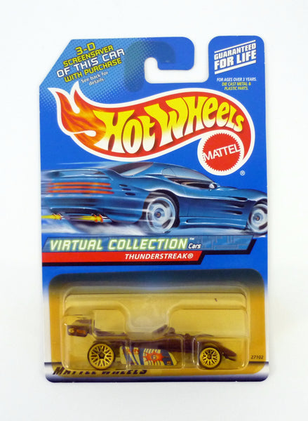 Hot Wheels Thunderstreak #135 Virtual Collection Purple Die-Cast Car 2000