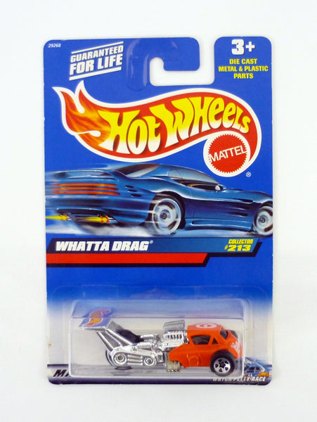 Hot Wheels Whatta Drag #213 Orange Die-Cast Car 2000