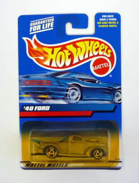 Hot Wheels '40 Ford #192 Silver Die-Cast Truck 2000