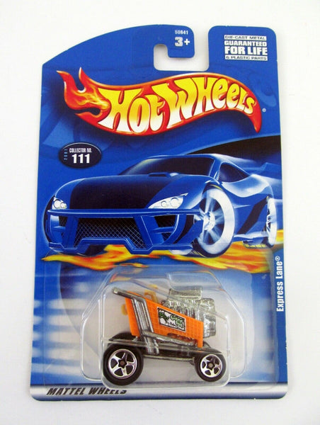 Hot Wheels Express Lane #111 Orange Die-Cast Car 2001