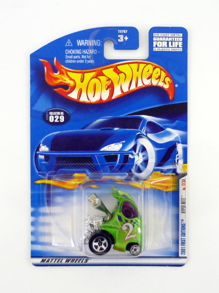 Hot Wheels Hyper Mite #029 First Editions 17/36 Green Die-Cast Car 2001