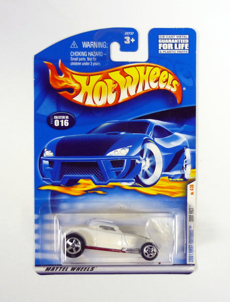 Hot Wheels Sooo Fast #016 First Editions 4/36 White Die-Cast Car 2001