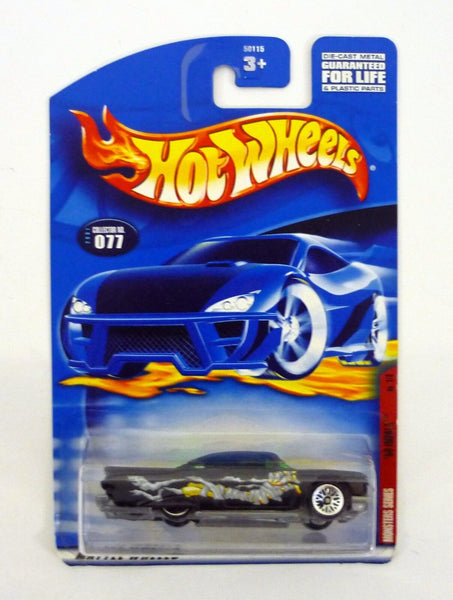 Hot Wheels '59 Impala #077 Monsters Series 1/4 Black Die-Cast Car 2001