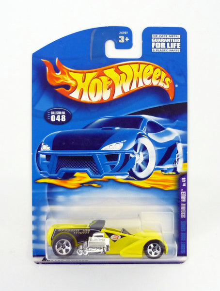 Hot Wheels Screamin' Hauler #048 Secret Code Series 4/4 Yellow Die-Cast Car 2001