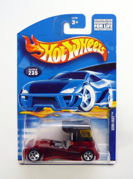 Hot Wheels Semi-Fast #235 Black Die-Cast Truck 2001