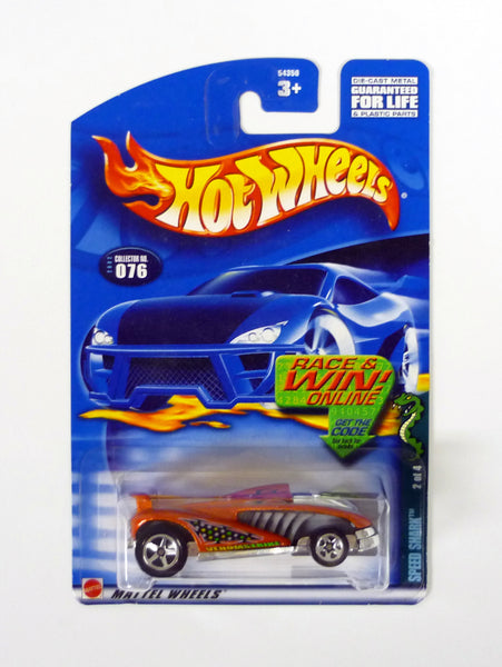 Hot Wheels Speed Shark #076 Cold Blooded Series 2 of 4 Orange Die-Cast Car 2002