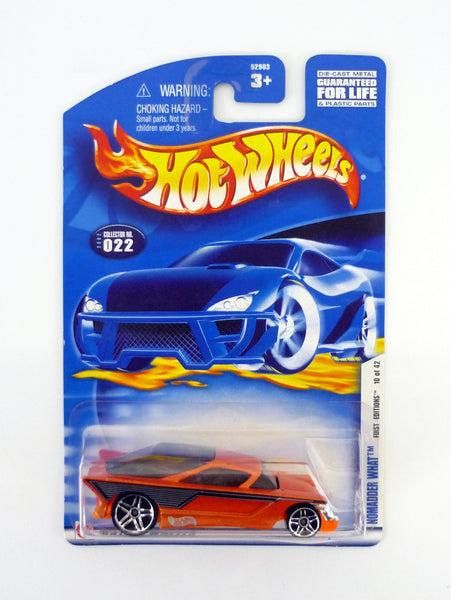 Hot Wheels Nomadder What #022 First Editions 10 of 42 Orange Die-Cast Car 2002