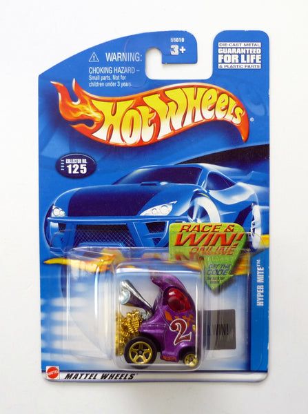 Hot Wheels Hyper Mite #125 Purple Die-Cast Car 2002