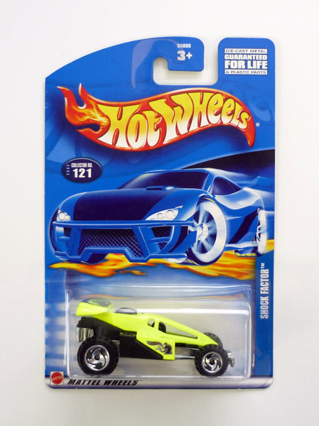 Hot Wheels Shock Factor #121 Yellow Die-Cast Car 2002