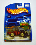 Hot Wheels Wheel Loader #186 Red Die-Cast Truck 2002