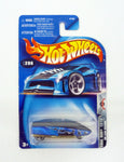 Hot Wheels GM Lean Machine #206 Final Run 12/12 Blue Die-Cast Car 2003