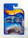 Hot Wheels 1/4 Mile Coupe #213 Wastelanders Black Die-Cast Car 2003