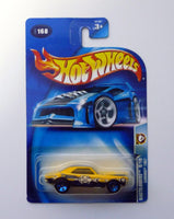 Hot Wheels Camaro 1967 #168 Wastelanders 6/10 Yellow Die-Cast Car 2003