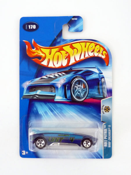 Hot Wheels Whip Creamer II #170 Roll Patrol Blue Die-Cast Car 2004