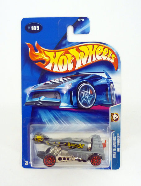 Hot Wheels Big Thunder #185 Wastelanders Gray Die-Cast Car 2004