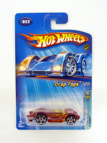 Hot Wheels '57 Nomad #022 Drop Tops 2/10 Red Die-Cast Car 2005