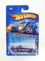 Hot Wheels F-Racer #090 Racing 5/5 Blue Die-Cast Car 2005